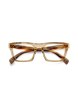 Etnia Barcelona - FAVARI Acetate Rectangle Brown Eyeglass Frames For Unisex-5FAVARI53OBRHV (53)