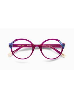 Etnia Barcelona - HORUS Acetate Round Pink Eyeglass Frames For Unisex-5HORUS49OFUBL (49)