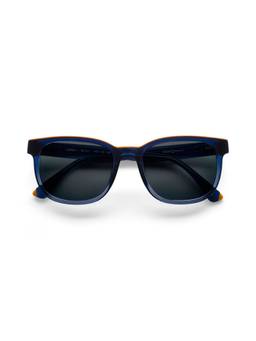 Etnia Barcelona - LUZON Acetate Square Blue Sunglasses For Unisex-5LUZON55SBLYW (55)