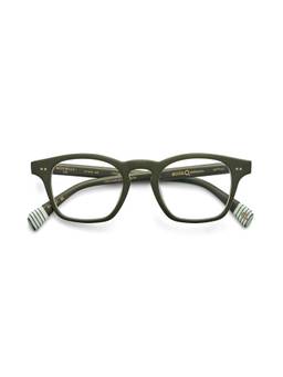 Etnia Barcelona - MONELL Acetate Square Green Eyeglass Frames For Unisex-5MONELL47OGR (47)