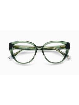 Etnia Barcelona - NINFA Acetate Round Green Eyeglass Frames For Unisex-5NINFA54OGR (54)