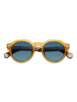 Etnia Barcelona - OLLER Acetate Round Blue Sunglasses For Unisex-5OLLER49SYW (49)