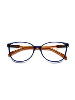 Etnia Barcelona - SAKURA Acetate Hexagon Navy Blue Eyeglass Frames For Unisex-5SAKURA55OBLBR (55)