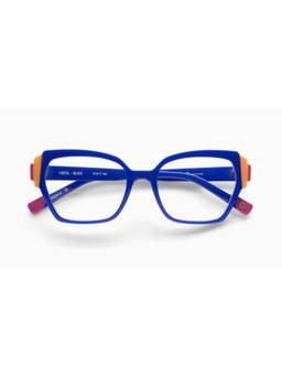 Etnia Barcelona - VESTA Acetate Cat Eye Blue Eyeglass Frames For Unisex-5VESTA51OBLOG (51)