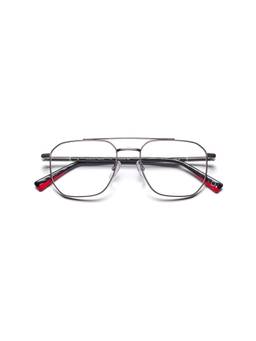 Etnia Barcelona - Apache Metal Hexagon Grey Eyeglass Frames for Men-APACHEGMRD53O (53)