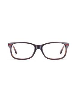 Etnia Barcelona - BEDFORD Acetate Rectangle Black Eyeglass Frames For Men-BEDFORDBKRD54O (54)