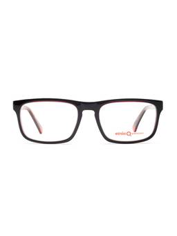Etnia Barcelona - BRAMPTON Acetate Rectangle Black Eyeglass Frames For Unisex-BRAMPTONBKRD54O (54)