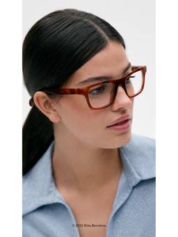 Etnia Barcelona - BRUTAL NO.09 Acetate Square Brown Eyeglass Frames For Unisex-BRUTALNO.9HVBL51O (51)