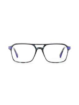 Etnia Barcelona - DENALI Acetate Square Black Eyeglass Frames For Unisex-DENALIBL55O (55)
