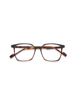 Etnia Barcelona - BORJA Acetate Square Brown Eyeglass Frames For Unisex-EBBORJA53OGRHV5316 (53)