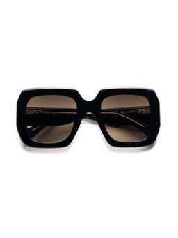 Etnia Barcelona - BRIGITTE Acetate Square Grey Sunglasses For Unisex-EBBRIGIT52SBK5222 (52)