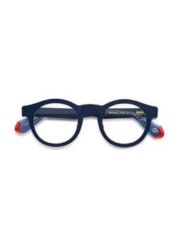 Etnia Barcelona - BRUTAL NO.10 Metal Round Navy Blue Eyeglass Frames For Unisex-EBBRUT1046OBL4624 (46)