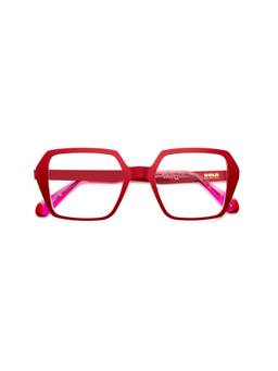 Etnia Barcelona - BRUTAL NO.25 Metal Square Red Eyeglass Frames For Unisex-EBBRUT2552ORDFU5220 (52)