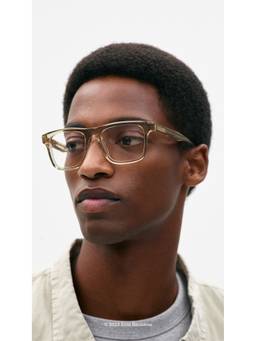 Etnia Barcelona - BRUTAL NO.05 Acetate Square Grey Eyeglass Frames For Unisex-EBBRUTA51OGY5119 (51)