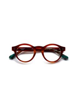 Etnia Barcelona - CAPSAL Acetate Round Brown Eyeglass Frames For Unisex-EBCAPSAL46OHVGR4623 (46)