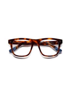Etnia Barcelona - CONNERY Acetate Square Brown Eyeglass Frames For Unisex-EBCONNER53OHVBL5320 (53)