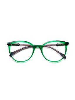Etnia Barcelona - KOI Acetate Round Green Eyeglass Frames For Unisex-EBKOI53OGRBK5320 (53)