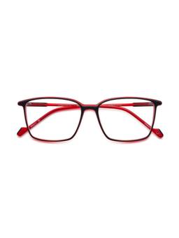 Etnia Barcelona - ULTRALIGHT 10 Acetate Square Red Eyeglass Frames For Unisex-EBLIGH1055OBKRD5515 (55)