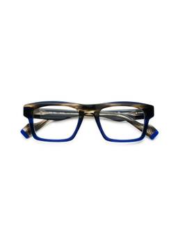 Etnia Barcelona - MANEL Acetate Square Black Eyeglass Frames For Unisex-EBMANEL51OBKBL5120 (51)