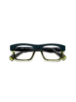 Etnia Barcelona - MANEL Acetate Square Green Eyeglass Frames For Unisex-EBMANEL51OGR5120 (51)