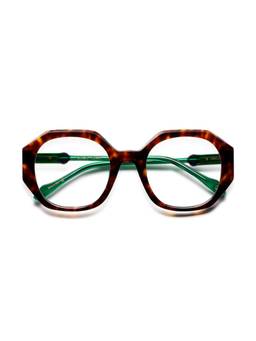 Etnia Barcelona - ORION Acetate Round Brown Eyeglass Frames For Unisex-EBORION51OHVGR5122 (51)