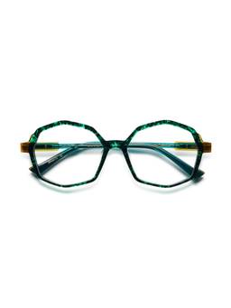 Etnia Barcelona - PARMA Acetate Hexagon Green Eyeglass Frames For Unisex-EBPARMA54OGR5416 (54)