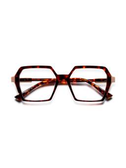 Etnia Barcelona - TOLOSA Acetate Square Brown Eyeglass Frames For Unisex-EBTOLOSA51OHVWH5116 (51)