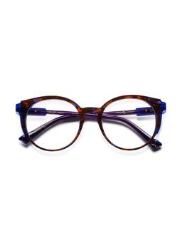 Etnia Barcelona - WALES Acetate Round Brown Eyeglass Frames For Unisex-EBWALES51OBLPU5118 (51)