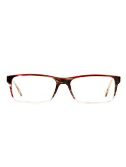 Etnia Barcelona - HENDERSON Acetate Rectangle Red Eyeglass Frames For Unisex-HENDERSONRDBR55O (55)