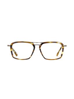 Etnia Barcelona - KINGSTON Metal Square Brown Eyeglass Frames For Men-KINGSTONHVGY56O (56)