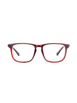 Etnia Barcelona - MARELLI Acetate Square Red Eyeglass Frames For Unisex-MARELLIRDBK55O (55)