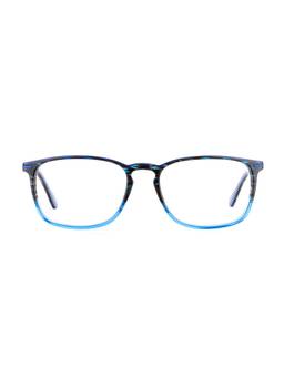 Etnia Barcelona - MISSOURI Acetate Rectangle Blue Eyeglass Frames For Men-MISSOURIBL55O (55)