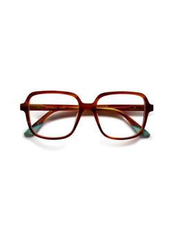 Etnia Barcelona - RAFFEALLA Acetate Square Brown Eyeglass Frames For Women-RAFFAELLAHVGR54O (54)