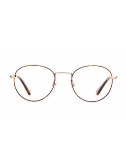 Etnia Barcelona - SUNSETBLVD Metal Round Brown Eyeglass Frames For Women-SUNSETBLVDHVGD49O (49)