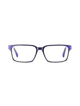 Etnia Barcelona - YUCATAN Acetate Rectangle Blue Eyeglass Frames For Men-YUCATANBL56O (56)