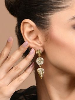 Accessorize London - Women Geometric Drop Earrings