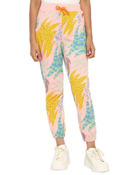 Spunkies - Girls All Over Printed Joggers - Pink