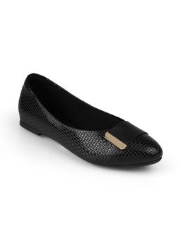 PEPPER - Women Black Ballerinas