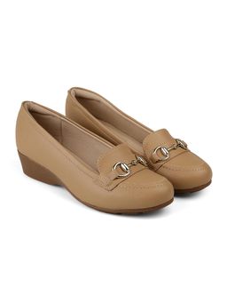 MODARE - Women Tan Pump Heels