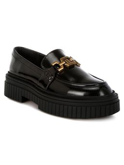 London Rag - Women Black Loafers