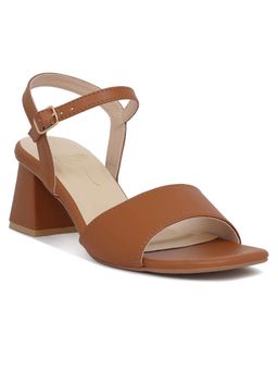 London Rag - Women Brown Block Heels