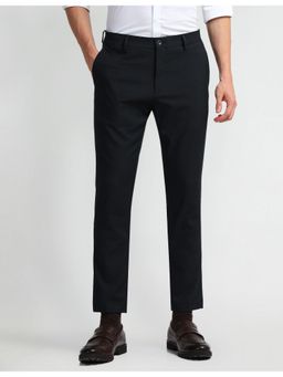 Arrow Newyork - Blue Carson Comfortable Fit Self Design Trouser