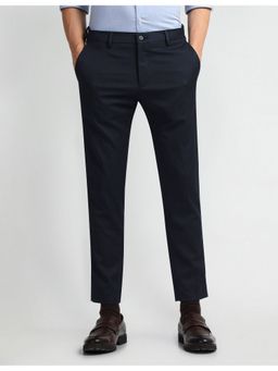 Arrow Newyork - Blue Carson Comfortable Fit Checked Trouser