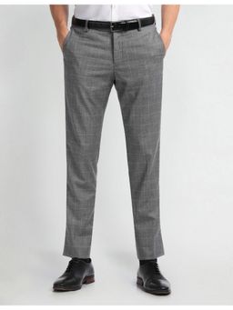 Arrow - Grey Smart Flex Comfortable Trouser