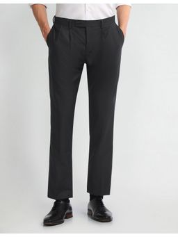 Arrow - Black Smart Flex Comfortable Trouser
