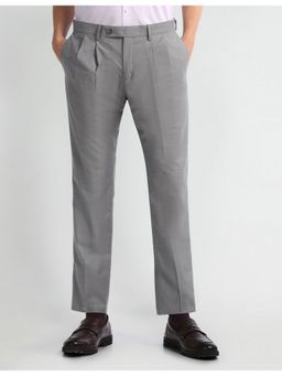 Arrow - Grey Smart Flex Comfortable Trouser