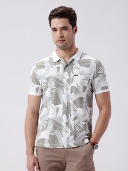 Crocodile - Multicolor Tropical Abstract All Over Printed Polo T-Shirt