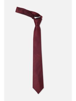 Allen Solly - Mens Maroon Embroidered Formal Tie