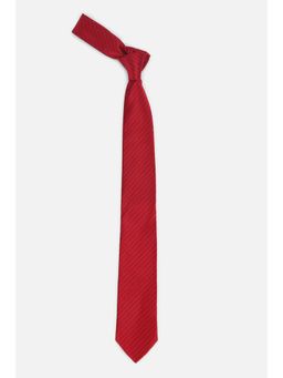 Allen Solly - Mens Red Embroidered Formal Tie