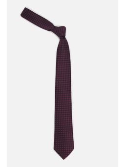 Allen Solly - Mens Maroon Embroidered Casual Tie
